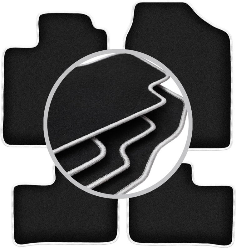 CARLUX-SILVER Automatten für: Daihatsu Cuore VI Schrägheck (2003-2007)