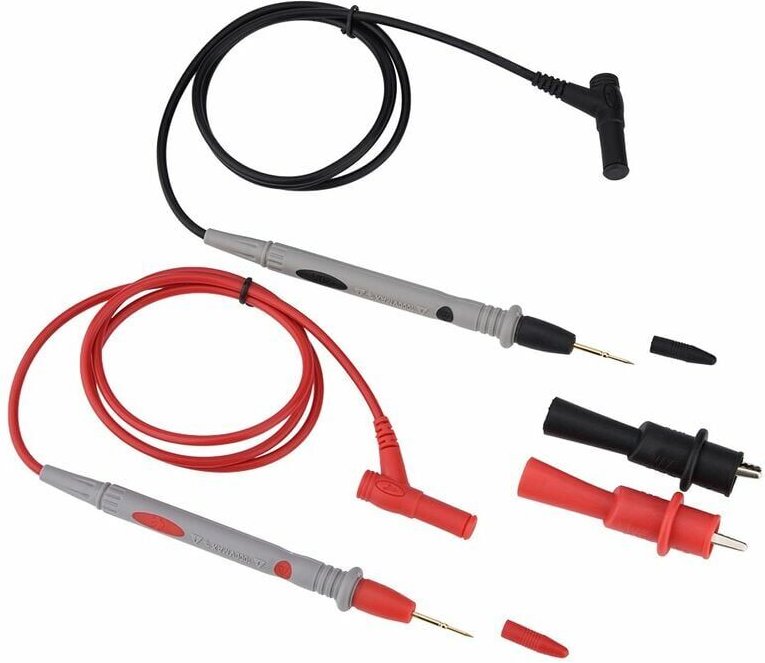 Multimeter-Testkit, 1000 V, 20 A, digitales elektronisches Sondenkabel-Set mit Krokodilklemmen und Bananenstecker für Za...