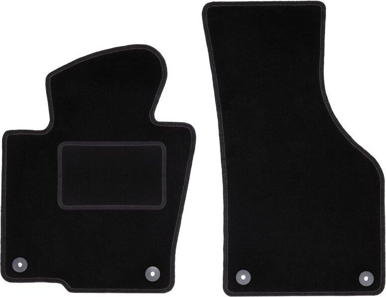 Vordere Matten schwarz für: Volkswagen Passat B6 Limousine, Kombi, Variant (2005-2010)