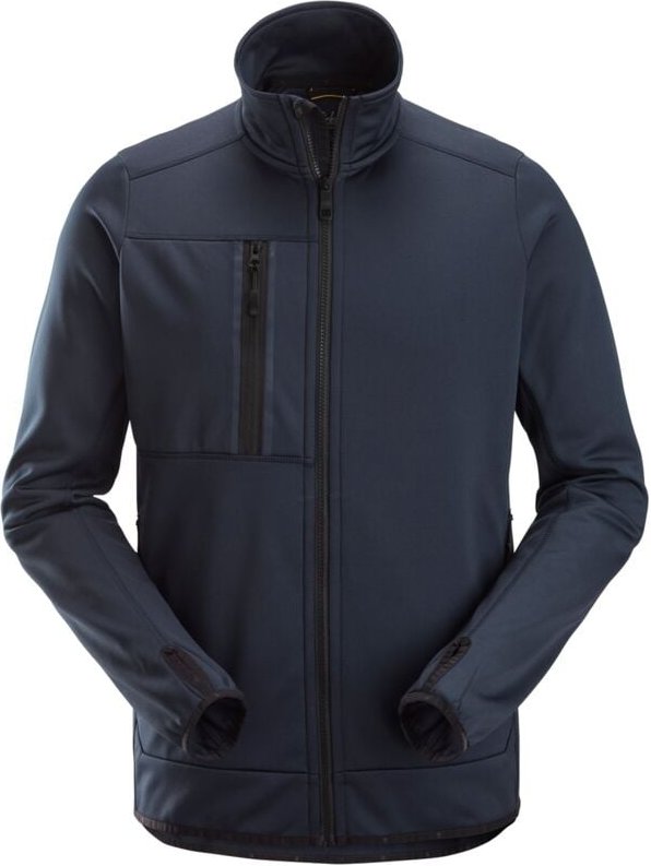 Snickers Workwear - AllroundWork, Fleece Arbeitsjacke mit Reißverschluss 8059 Gr. xl stahlgrau