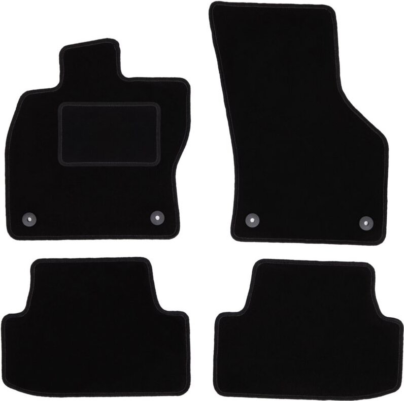 Schwarze Veloursmatten für: Seat Arona Crossover (2017-)