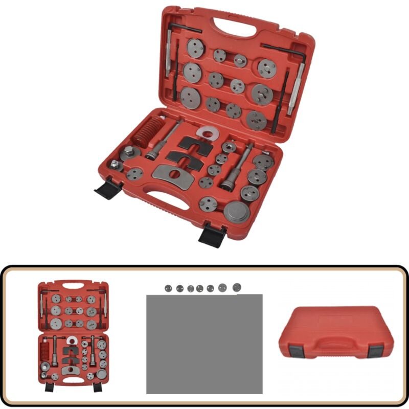 Vidaxl - Bremskolben Bremskolbenrücksteller Rücksteller 35 Stück - Bremskolbenrücksetzer - Werkzeugset - Bremsenreparatu...