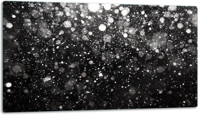 Glasschild Schneidebrett 52x30 Schwarz