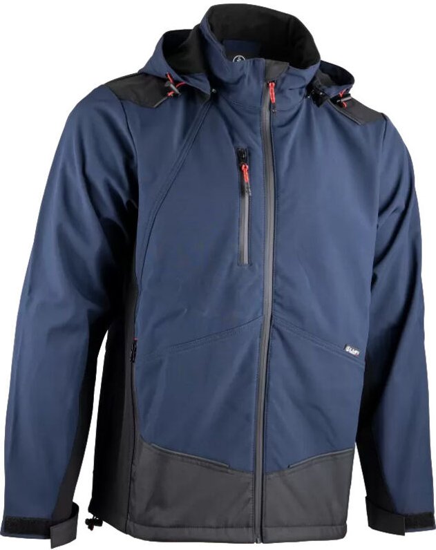 LMA - Zweifarbige Softshelljacke - Schwarzblau - joule 2308-XXXL