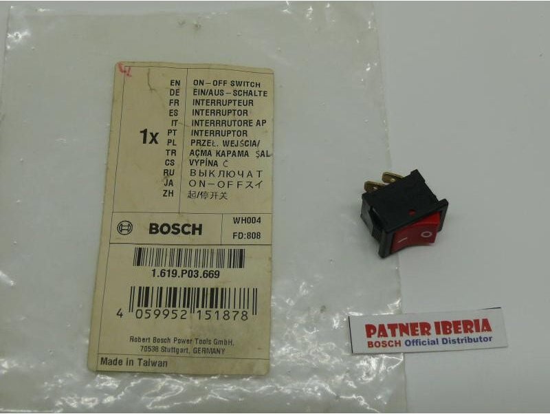 Original-Ersatzteil Bosch 1619P03669 Ein-Aus-Schalter