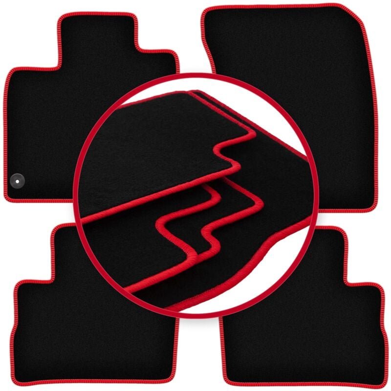 CARLUX-RED Automatten für: Nissan Qashqai III mHEV SUV (2021-)