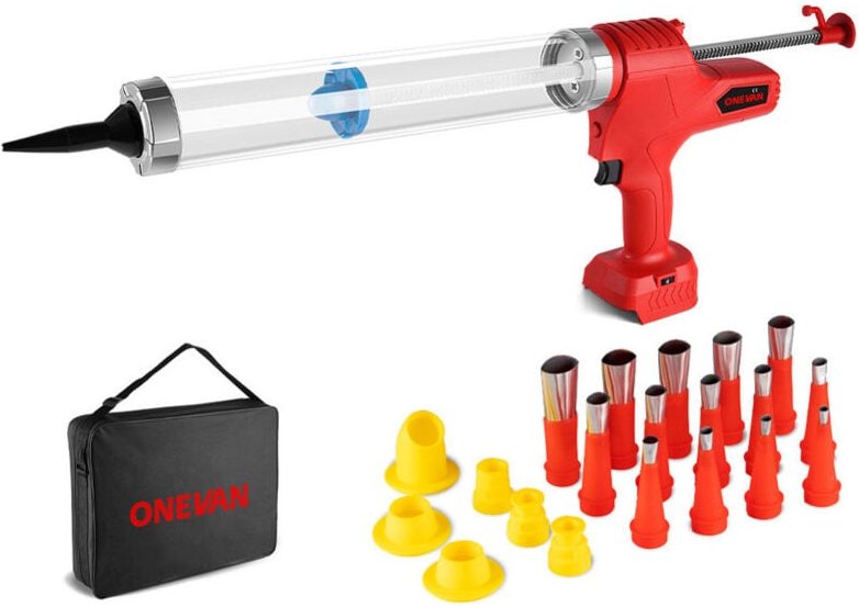 Akku-Klebepistole, 10000 n, , elektrische Kartuschenpistole, tragbare Glas-Hartgummi-Dichtungspistole, Elektrowerkzeug f...