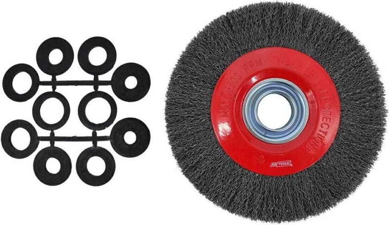 AWTOOLS Scheibenbürste 250 mm Loch 32 mm