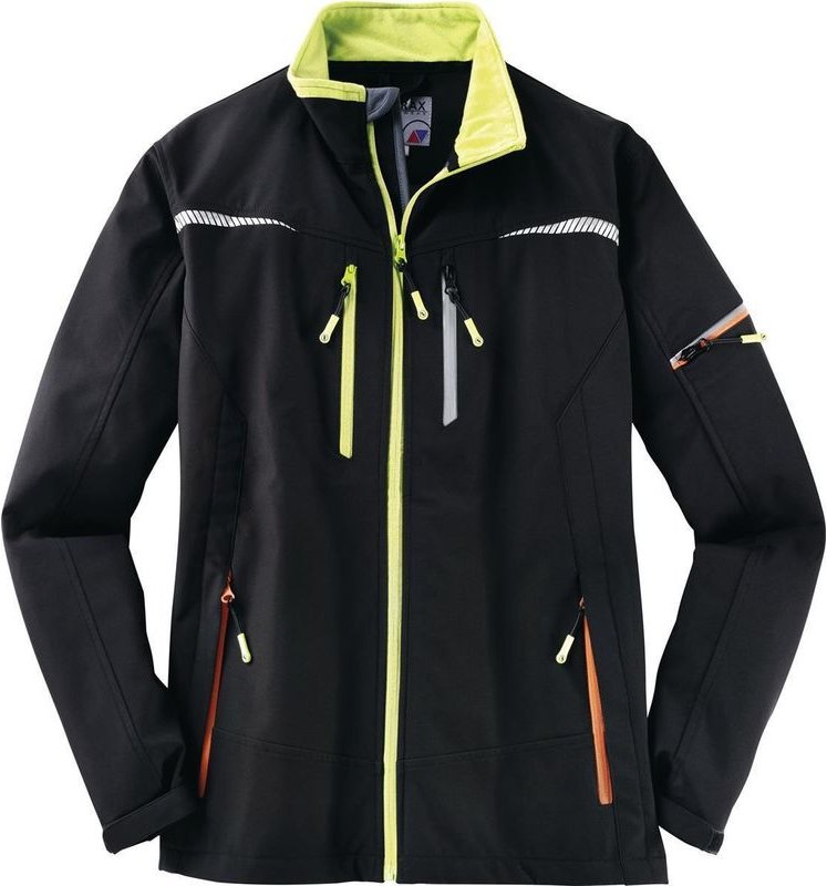 Softshelljacke Terrax Workwear Gr.L schwarz/limette terrax