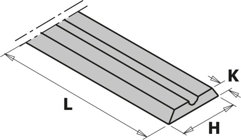 790.780.00 WENDEMESSER (X-HOBEL) HWM 78x5,5x1,1mm