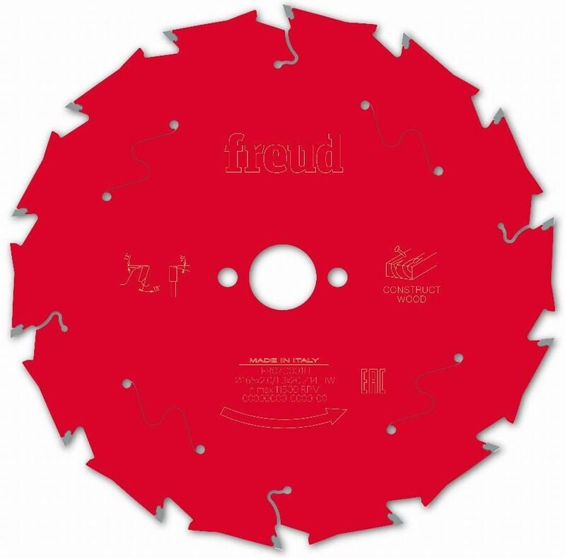 Freud - Sägeblatt für Handkreissäge Ø165 2/1,3 AL20 Z14 ba 18° - F03FS09789 -FR07C001H