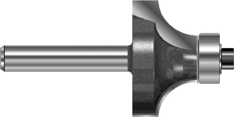 Projahn Abrundfräser mit Kugellager D 28,7 mm, L 46,5 mm, L2 14,5 mm