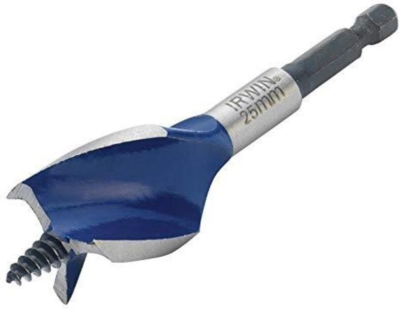 Blauer Holzbohrer Mit Rillen 6x 25100mm - I-1921995