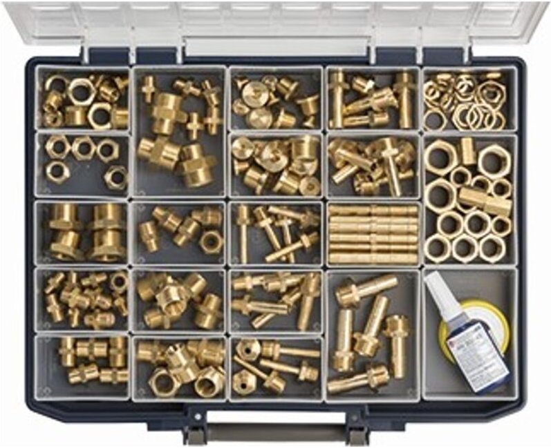 Riegler - Sortimentsbox Messingdrehteile