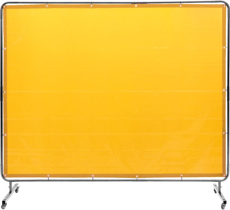 Mophorn - vevor Schweißvorhang 1,8 x 2,4m Schweißschutzvorhang aus Flammhemmendem Vinyl Schweißschutzwand mit 4 Schwenkr...