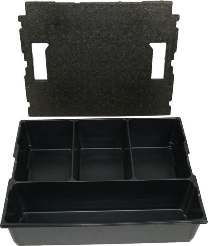 Kleinteileeinsatz 4 Fächer inkl. Deckeleinlage für L-Boxx 136 - Bs Systems