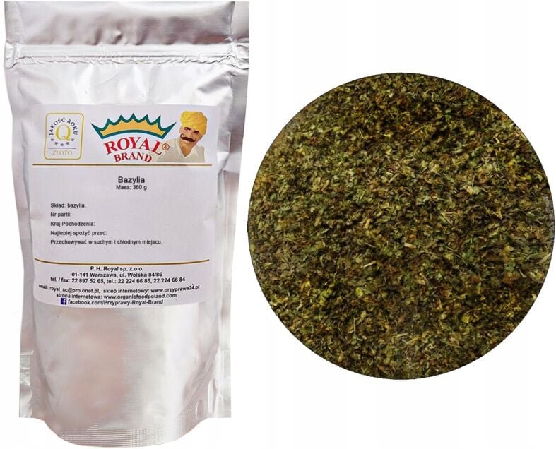 Gehacktes Basilikum, 360 g Verpackung für HoReCa-Profis