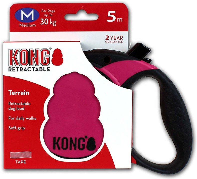 Kong rollleine terrain pink m 5m30kg