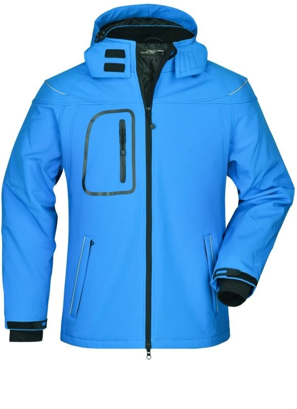 James&nicholson - Wintersoftshelljacke Herren JN1000 Gr. m aqua