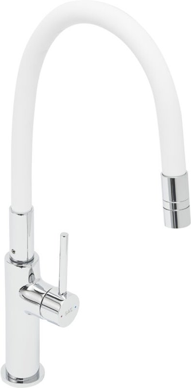 Swiss Aqua Technologies - Spültischarmatur mit flexiblem Auslauf aus Silikon, Neoperl® Beschleuniger, Keramikkartusche, ...
