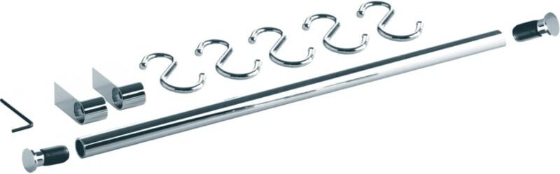 Kesseböhmer Linero 2000 Relingrohr Set, Länge 596 mm Stahl Edelstahl-Effekt