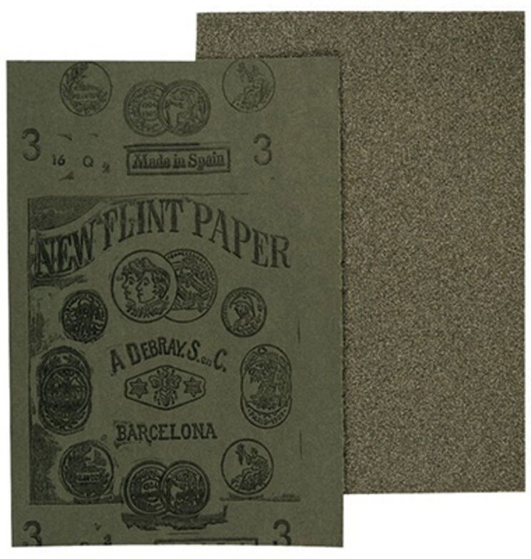 Pack. 50 Blatt Holzschleifpapier Nr. 4 G60 Medaillen