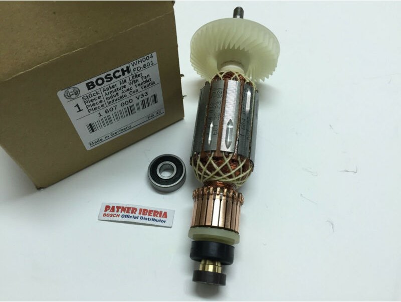 Original-Ersatzteil BOSCH 1607000V33 Anker mit Lüfter für GWS 12-125