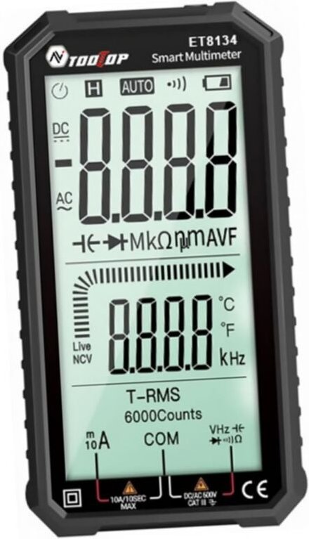 Pc-Multimeter Vollbild-Multitester Nützliche DC-Voltmeter-Werkzeuge Digital-Multimeter Auto Digital Meter Messgerät Ausr...