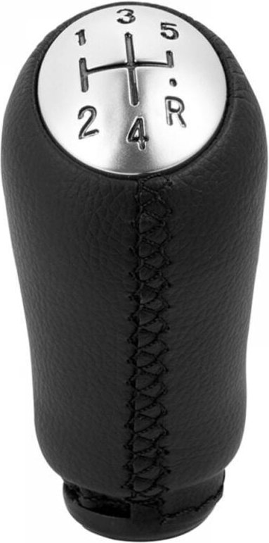 Thumbnail - Ymyny - stücke Manuelle Schaltknauf für Renault Clio iii 2005-09 Megane 2 Laguna 2003-09 Schwarz Leder mit Adapter