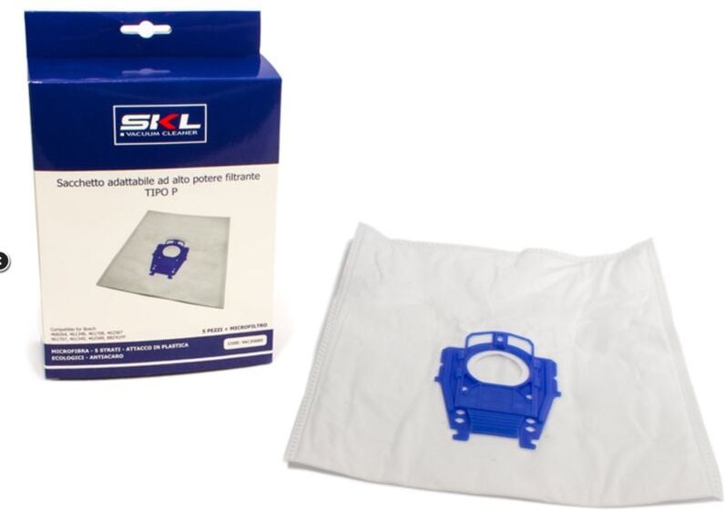 Ersatzteil - sos Accessoire Boite de 5 sacs type p compatible + 1 micro filtre pour Aspirateur Bosch 00468264, 00461349 ...
