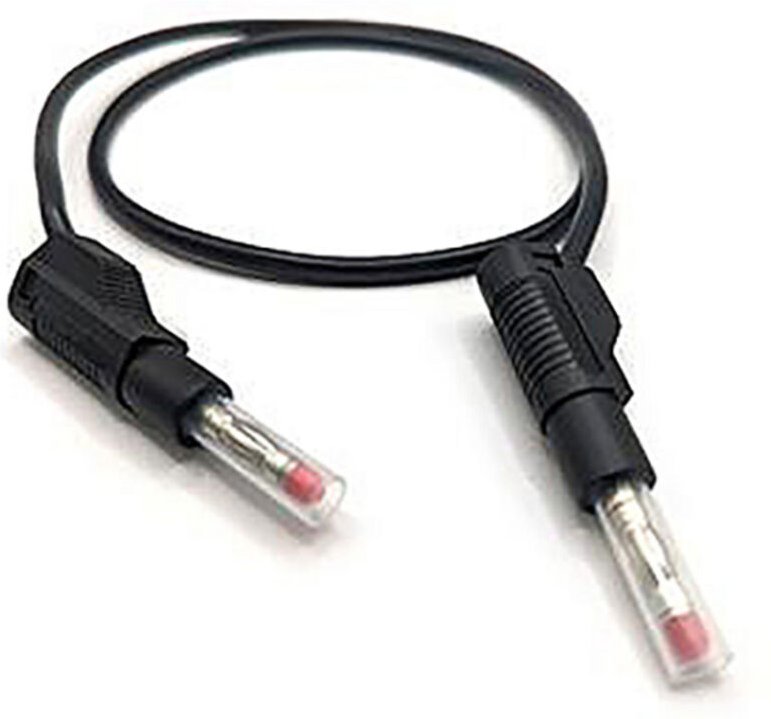 Mueller Electric - 22.451-1.5M-0 Messleitung Bananenstecker 4 mm Bananenstecker 4 mm 1.5 m Schwarz 1 s