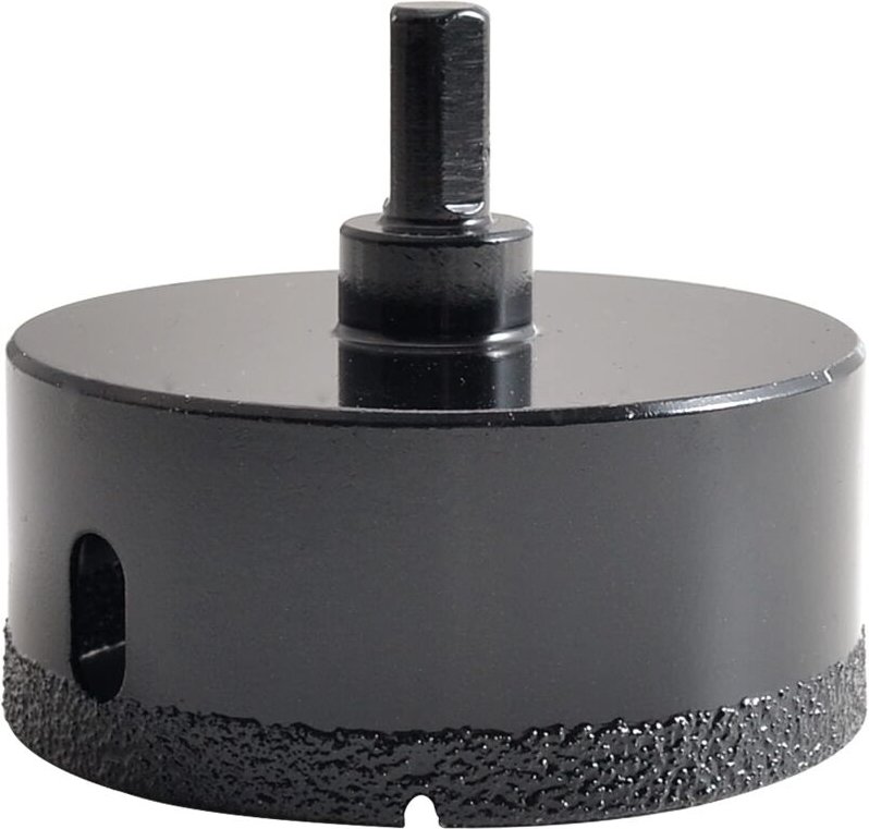 Diamantbohrer für gelötete Kernlochsäge 80 mm, Hohllochschneider für Glas, Porzellan, Fliesen, Marmor, Keramik, Granit