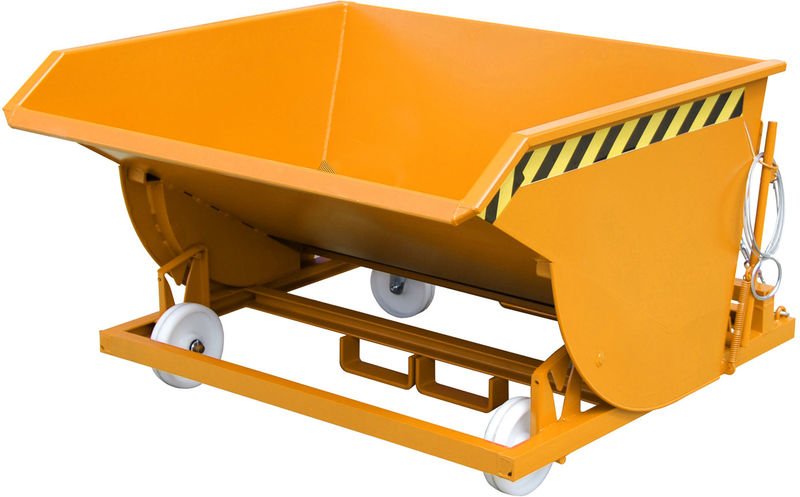 Bauer Spänebehälter SKM 75, lackiert, Gelborange