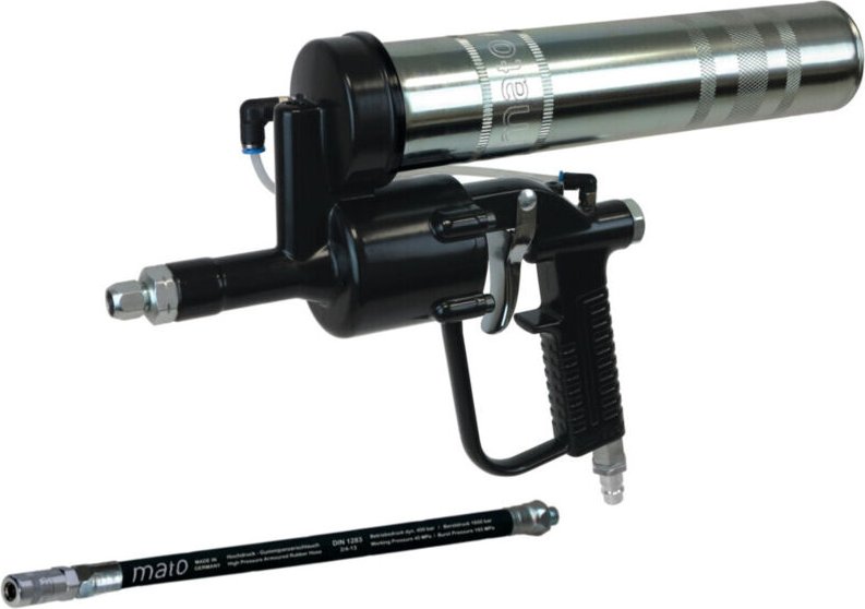 Mato - Lube-Shuttle Druckluft-Fettpresse, 400 g