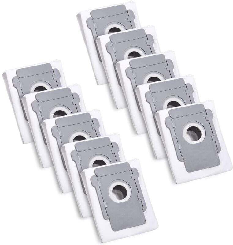 10 Staubsaugerbeutel für iRobot Roomba i7 i7+ i3 i3+ i4 i4+ i6 i6+ j7 j7+ i8 i8+S9 S9+ E5 E6 E7 Clean Base, Ersatz-Staub...