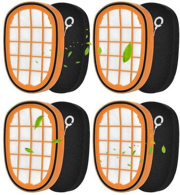 4er-Pack Filter für FC6812 Philips Speedpro Max Aqua Handheld 6814 6823 6827 6908