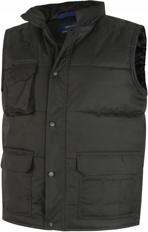 Winter Arbeitsweste 250 g/m2 Unisex Schwarz S