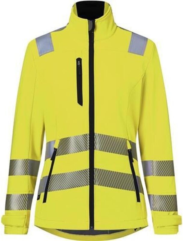 Kübler Softshell Jacke Damen reflectiq psa 2 1509 warngelb Gr. 3XL