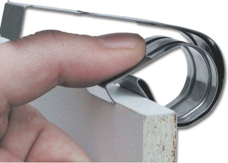 Easy Clip Blendenhalter für Holzstärke 15-22mm, Stahlblech - 10 Stück - Camar