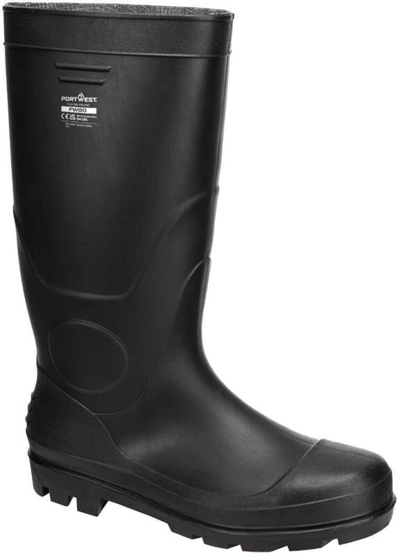Arbeitsstiefel PVC Wellington 04 Schwarz 46