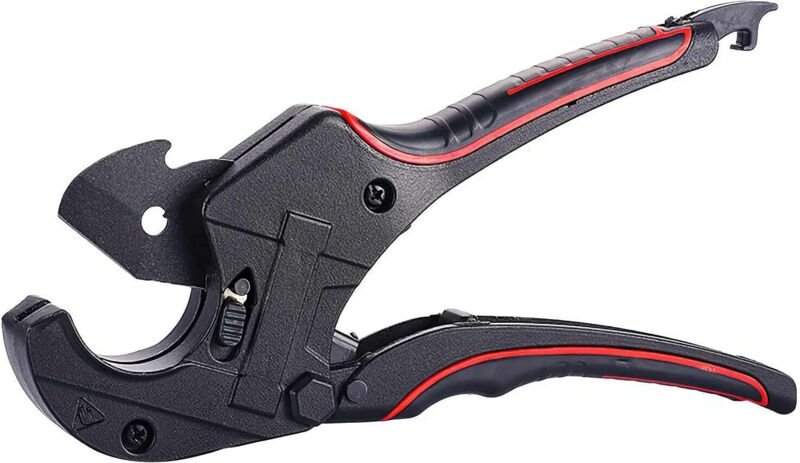 63 mm PVC-Schneider, Rohrschneiderzange, PVC-Rohrschneider, Rohrreparaturwerkzeug, zum Schneiden von PVC-Rohren, CPVC, P...