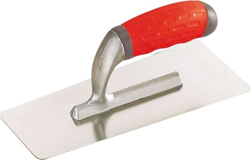 Trapezförmiger Teigschaber aus Edelstahl - 20 x 8 cm - 1 Stück - perfektes werkzeug - 2074008