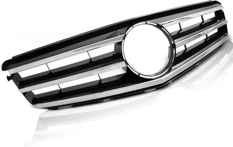 Grill mercedes W204 07-14 avantgarde chrom-schwarz
