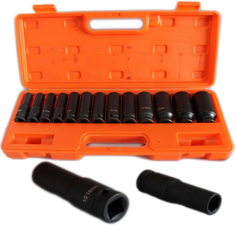 Trade Shop Traesio - Trade Shop - 15 bussel für pneumatische pneumatik exagonali attacco 1/2' da 10-32 mm -