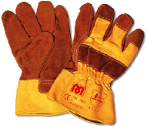 Amerikanischer Spaltlederhandschuh 1 starrer Ärmel T-U788NEA