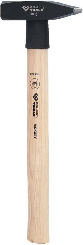 Brilliant Tools - Schlosserhammer mit Hickory-Stiel, 300 g