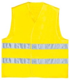 Thumbnail - Gilet de signalisation Delta Plus polyester bandes paralleles jaune GILP2- GILP2JA0 58/60 (2XL)