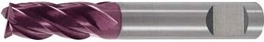 Schaftfräser kurz WN VHM TiALN Schaft HB Z4 4mm/D6mm FORMAT