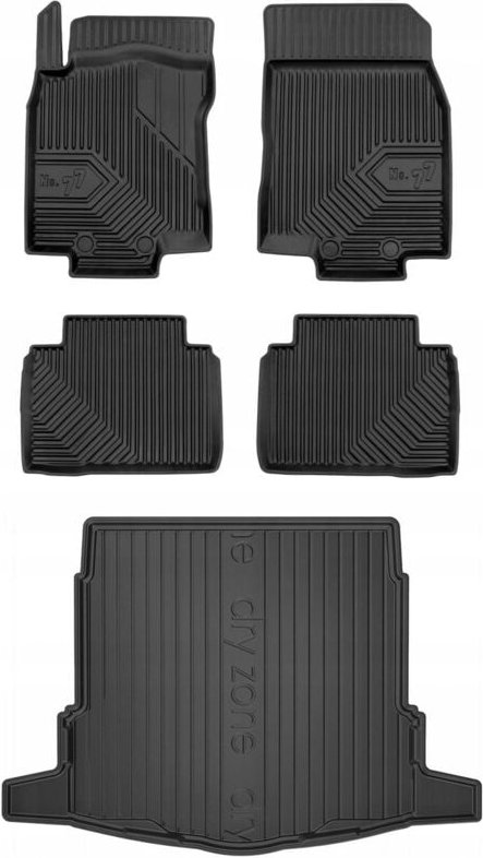 SET 77 Fußmatten und Fußmatten Nissan X-Trail T32 2013-2017 d