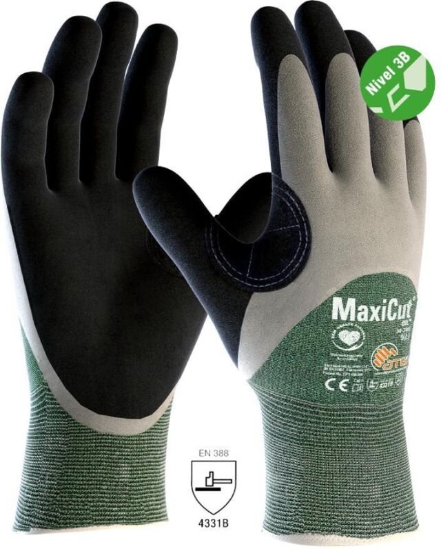 MaxiCut Oil 34-505 Arbeitshandschuhe - 9 (l) - Blau - ATG